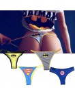Stringi damskie dla kobiet Sexy Superhero Batman kapitan Ameryka Superman Marvel