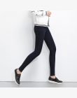 LEIJIJEANS 2018 jeans kobiety Plus size Czarne dżinsy Wysokiej Talii Denim kobiet spodnie wysokie elastyczne Skinny Ołówek Stret