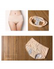 Kobiety oddychające fizjologiczne majtki Sexy miesiączkowego wyciek dowód bielizna kobiety w połowie talii ciepłe zdrowe dla dzi
