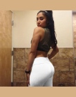 CHRLEISURE Stałe Push Up Sexy Legginsy Kobiety Fitness Odzież Wysokiej Talii Spodnie Kobiet Treningu Oddychające Skinny Legginsy