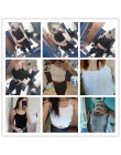 Lato 2019 kobiety pasek Crop Top kobiety Sexy Backless wycieku pępka solidna koszulka Sexy Tank Tops zakrętka tubki oddychająca 