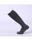 Hot Unisex pończochy uciskowe ciśnienia Nylon żylaki pończochy kolana wysokie nogi wsparcie Stretch ciśnienie krążenie magazynie