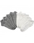 10 par kobiet skarpetki oddychające skarpetki jednolity kolor krótkie skarpety wygodne wysokiej jakości bawełniane skarpety Low 