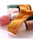 2019 kobiety skarpetki skarpetki wiosna 1 para długie skarpetki szkoła styl bawełna jednolity kolor kobiet mody świeże bawełnian
