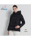 ICEbear 2019 nowa zimowa damska płaszcz odzież marki na co dzień kobieta kurtka zimowa z kapturem kobiet parki GWD19011I