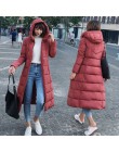 Plus rozmiar 6XL w dół kurtki 2018 moda kobiety płaszcz zimowy długi Slim zagęścić ciepła kurtka dół bawełny kurtka watowana zno