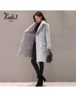Kobiety Suede futrzany płaszcz zimowy 2018 moda grube Faux kurtka z owczej skóry płaszcz kobiet stałe ciepłe prochowce