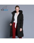 ICEbear 2019 nowy wysokiej jakości damska kurtka zimowa proste mankiet projekt wiatroszczelna ciepłe kobiet płaszcze moda marka 