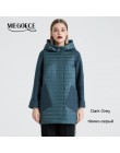 MIEGOFCE 2019 nowa wiosna jesień kolekcja pikowany płaszcz kobiet wiosna kurtka z kapturem kobiet Parka gorąca sprzedaż