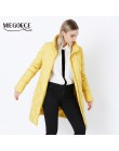 MIEGOFCE 2019 nowy zima kobiety płaszcz Bio Fluff odzież wierzchnia parki moda styl wysokiej jakościowa kurtka z szalik ciepłe k