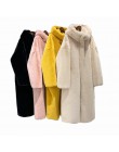 Nowy jesień zima futro płaszcz kobiety ubrania wysokiej jakości imitacja norki futro z kapturem Plus rozmiar zagęścić ciepłe dłu