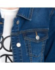 2019 LEIJIJEANS kobiety Plus rozmiar 6XL długi podstawowy jeansowa kurtka płaszcz Bleach pełna rękawem pojedyncze piersi szczupł