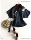 GETSRING kurtka damska Kimono kurtki kurtki damskie 2019 nowy płaszcz hafty koraliki Bat rękawy płaszcze formalne kurtki Oversiz