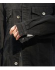 2019 kobiety jeansowa kurtka czarny długi podstawowe kurtka dżinsowa płaszcz pojedyncze łuszcz pełna rękawy BF mody luźne kobiet