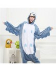 Totoro kigurumi kombinezon dla dorosłych kobiet piżama w zwierzątka flanelowa ciepła miękka bielizna nocna Onepiece kombinezon z