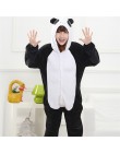 Totoro kigurumi kombinezon dla dorosłych kobiet piżama w zwierzątka flanelowa ciepła miękka bielizna nocna Onepiece kombinezon z