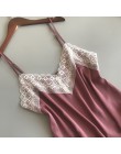 BZEL nowe piżamy zestawy Sexy koronki piżamy dla kobiet dekolt w serek Pijama Femme lato bielizna nocna satynowa bielizna nocna 