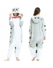 Flanelowe dorosłych zwierząt piżama jednorożec piżama dla kobiet Unisex Homewear Totoro Pikachu miękkie wygodne bielizna nocna z