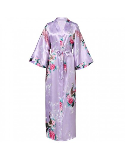 Sexy kobiety długa szata z kieszeni ślub panna młoda druhna szlafrok Rayon Kimono szlafrok duży rozmiar S-XXXL sukienka wieczoro