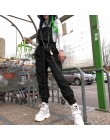 NCLAGEN stylowy kombinezon kieszenie kombinezony łańcuchy klamry damskie szelki spodnie luźne Streetwear Capris kobiece spodnie 