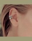 Nowa Moda Kolczyki Klipu Dla Kobiet Imitacją Perły Krzyż Trójkąt Kryształ Hollow w kształcie litery U Kości Ucha Mankiet Niewido