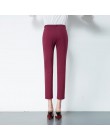 Spodnie typu casual kobiet 95% bawełna elastyczna szczupła spodnie obcisłe femal wiosna Street Wear ołówek spodnie Ladys eleganc