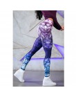 40 legginsy kobiety fioletowy 2019 legginsy kobiety siłownia trening w połowie talii spodnie Fitness elastyczne legginsy pantal