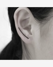 Hot Proste Kolczyki Moda Biżuteria Minimalistyczny Osobowości U Kolczyki Dla Kobiet Klip Na Kolczyki Ear Cuff Brincos Klip Preze
