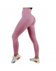Sexy Push Up legginsy kobiety odzież do ćwiczeń wysoka talia legginsy kobiet oddychające Patchwork spodnie do fitnessu panie sił