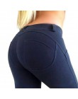 Hej jo legginsy wysokiej jakości niskiej talii Push Up elastyczne legginsy na co dzień Fitness dla kobiet seksowne spodnie odzie
