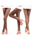 2019 kobiety sexy czarna kawa modalne legginsy legginsy plus rozmiar dziewczyny spodnie patentu legginsy darmowa wysyłka