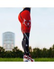 NADANBAO 2019 kobiety legginsy w kształcie serca w kształcie serca druk cyfrowy Patchwork Fitness Legging Push Up treningu Plus 