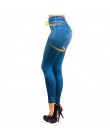 Dżinsy dla kobiet mama Jeans wysokiej talii dżinsy kobieta wysoka elastyczna plus rozmiar Jeansy ze streczem kobiet myte denim s