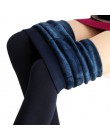 YRRETY Trend na drutach gorąca sprzedaż 2019 na co dzień zimowy nowy wysokiej elastyczna zagęścić legginsy damskie ciepłe spodni