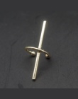 1 szt fajne mody prostota zaprojektowana miedzi metalowy kij auricle non piercing uszu ear cuff kolczyki brinco de meninas