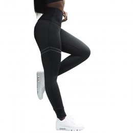 Legginsy spodnie spodnie wysokiej talii elastyczność dla kobiet Lady do biegania IK88