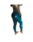 21 kolory Plus rozmiar fluorescencyjny kolor kobiet legginsy elastyczne legginsy Spandex Multicolor błyszczące błyszczące leggin