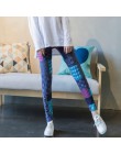 Kamuflaż drukowanie elastyczność legginsy kamuflaż Fitness spodnie na co dzień Legging dla kobiet