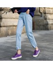 Dżinsy dla kobiet wysokiej talii Harem mama dżinsy 2019 bawełna plus rozmiar 5XL niebo niebieski biały vintage Jeans spodnie jea