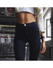 2019 nowych moda Jeans kobiety ołówek spodnie wysokiej talii dżinsy Sexy Slim elastyczne spodnie obcisłe spodnie Fit dżinsy dams