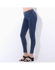 ATHVOTAR kobiety mama dżinsy wysokiej elastyczna plus rozmiar Jeansy ze streczem dla kobiet myte denim Jeans skinny ołówek spodn