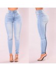 ITFABS nowości moda Hot kobiety Lady Denim spodnie obcisłe wysokiej talii Jeansy ze streczem Slim dżinsy rurki kobiety dżinsy