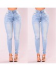 ITFABS nowości moda Hot kobiety Lady Denim spodnie obcisłe wysokiej talii Jeansy ze streczem Slim dżinsy rurki kobiety dżinsy