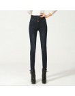 2019 dżinsy kobiet wysokiej talii elastyczne Skinny Denim długie spodnie ołówkowe Plus rozmiar 40 kobieta dżinsy Camisa Feminina