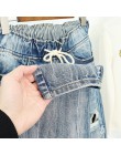 Lato zgrywanie Boyfriend Jeans dla kobiet moda luźne rocznika wysokiej talii dżinsy Plus Size dżinsy 5XL Pantalones Mujer Vaquer