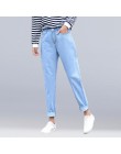 Nowych kobiet 2019 marka moda dżinsy czarny biały niebieski harem spodnie myte denim spodnie kobiece luźne dżinsy w stylu vintag