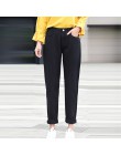 Nowych kobiet 2019 marka moda dżinsy czarny biały niebieski harem spodnie myte denim spodnie kobiece luźne dżinsy w stylu vintag