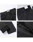Dżinsy Damskie wysokiej talii obcisłe dżinsy rurki kobieta Plus rozmiar czarne dżinsy dla mamy Femme ołówkowe Spodnie jeansowe V