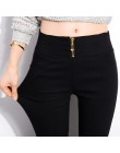 Kobiety Plus rozmiar spodnie z wysokim stanem spodnie obcisłe spodnie elastyczne ołówek spodnie wysokiej talii spodnie