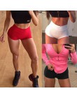 Hot kobiety na co dzień wysokiej elastyczny pas mocno siłownia Slim Skinny taniec spodenki jednolity kolor do ćwiczeń kobieta dz